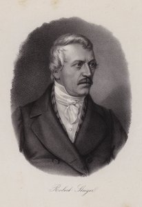 Jakob Robert Steiger, İsviçreli politikacı ve İsviçre Ulusal Konseyi Başkanı (gravür) by Swiss School