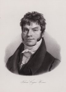 Johann Caspar Horner, İsviçreli fizikçi, matematikçi ve astronom (gravür)