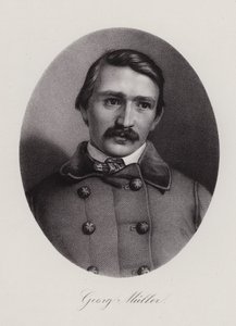 Johann Georg Mueller, İsviçreli mimar ve ressam (gravür) by Swiss School