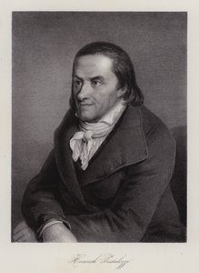 Johann Heinrich Pestalozzi, İsviçreli eğitim reformcusu (gravür) by Swiss School