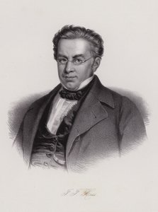 Johann Jakob Hess, İsviçreli hukukçu ve politikacı (gravür) by Swiss School