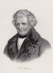 Johann Jakob Hottinger, İsviçreli tarihçi (gravür) by Swiss School