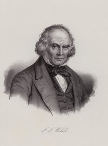 Johann Jakob Wehrli, İsviçreli eğitimci (gravür) by Swiss School