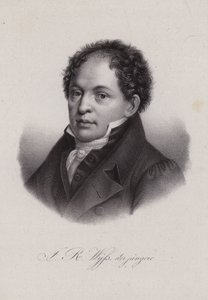 Johann Rudolf Wyss, İsviçreli yazar (gravür) by Swiss School