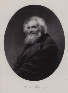 Joseph Hornung, İsviçreli ressam (gravür) by Swiss School