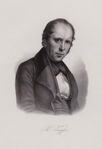 Rodolphe Topffer, İsviçreli öğretmen ve sanatçı (gravür) by Swiss School