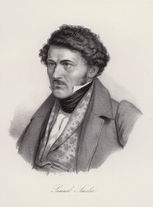 Samuel Amsler, İsviçreli oymacı (gravür) by Swiss School