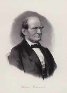 Wilhelm Wackernagel, Alman-İsviçreli filolog (gravür) by Swiss School