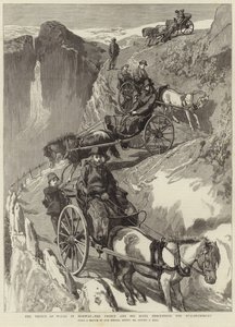 Galler Prensi Norveç'te (gravür)