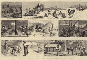 Horton Plains, Seylan yakınlarında Bir Hafta Kamp ve Avcılık by Sydney Prior Hall