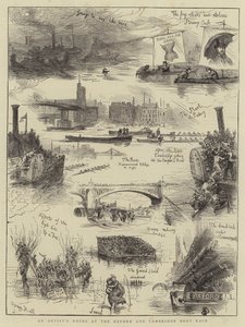 Oxford ve Cambridge Tekne Yarışında Bir Sanatçının Notları by Sydney Prior Hall
