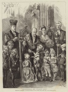 Brobdingnag ve Lilliput Buluşması by Sydney Prior Hall