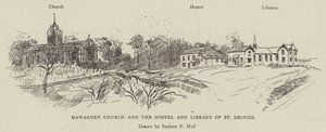 Hawarden Kilisesi ve St Deiniol Hostel ve Kütüphanesi by Sydney Prior Hall