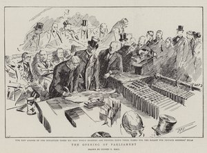 Parlamentonun Açılışı by Sydney Prior Hall