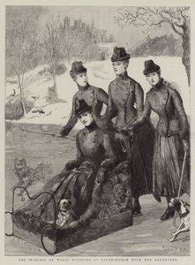 Galler Prensesi, Kızlarıyla Sandringham