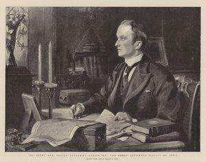 Çok Saygıdeğer George Nathaniel Curzon, Milletvekili, Hindistan
