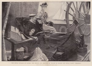 Royal Invalid at Cowes, Galler Prensi ve Prensesi Royal Yacht Osborne'da