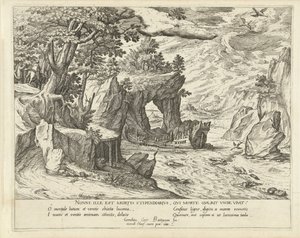gemi enkazı Alegorik manzaralar (dizi başlığı) by Symon Novelanus (attributed to)