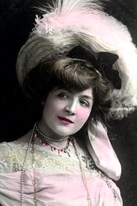 Cora Brown-Potter 1857-1936, Amerikalı aktris, 20. yüzyılın başlarında. by TC Turner
