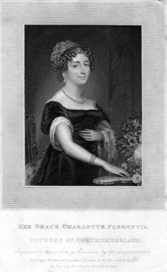 Ekselansları Charlotte Florentia, Northumberland Düşesi, 1829.