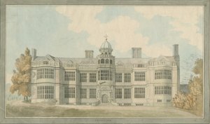 Ingestre Hall: sulu boya, nd [1791]