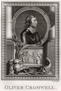 Oliver Cromwell, 1775 by T. Cook