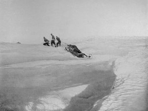 Vida Paketinden Kaçınmak İçin Cape Roberts Üzerinden Karadan, c1911, 1913