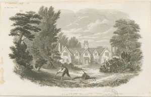 Fenton - Clayton Hall: çelik gravür, nd [c 1840] (baskı)