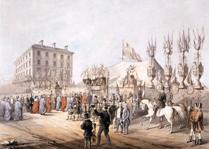 Kopenhag Alanları, Islington, Londra, 1855 by T Turner