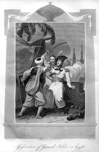 General Kleber'in Mısır'da öldürülmesi, 1816.