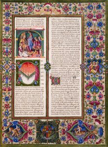 Taddeo Crivelli (1425-1479) ve diğerleri tarafından aydınlatılan Borso d