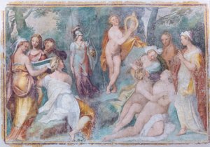 Parnassus by Taddeo Zuccari