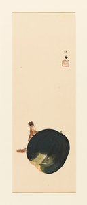 Tahta baskı - Meyve üzerine sincap, 19. yüzyılın sonu - 20. yüzyılın başı by Takeuchi Seiko