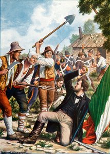 Sapri seferinin lideri Carlo Pisacane öldürüldü by Tancredi Scarpelli
