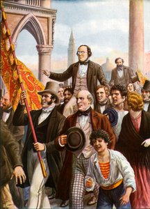 Daniele Manin ve Niccolo Tommaseo 18 Mart 1848