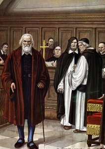 Galilee ve Engizisyon: “” E saf çok muove! "" (Yine de hareket ediyor, İtalyan matematikçi, fizikçi ve filozof Galileo tarafından Engizisyon