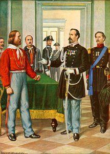 Garibaldi ve General La Marmora by Tancredi Scarpelli