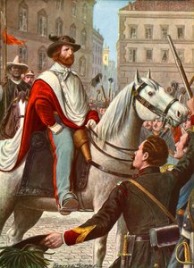 Garibaldi ve gönüllü kuvveti 1849