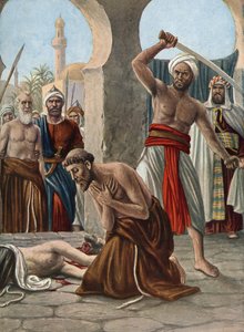 Hindistan'da Hristiyan misyonerlerin şehit edilmesi by Tancredi Scarpelli