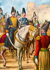 Pers kralı Nasradin-Şah by Tancredi Scarpelli