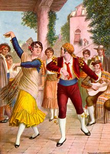 İspanyol dansçılar by Tancredi Scarpelli