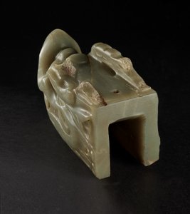 Junkunc Yeşim Ejderha Başı (yeşim) by Tang Dynasty Chinese School