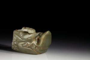 Junkunc Yeşim Ejderha Başı (yeşim) by Tang Dynasty Chinese School