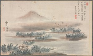 Xiao ve Xiang Nehirlerinin Sekiz Görünümünden Biri, 1788. by Tani Bunch