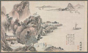 Xiao ve Xiang Nehirlerinin Sekiz Görünümünden Biri, 1788. by Tani Bunch