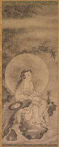 Beyaz Cüppeli Guanyin by Tani Buncho