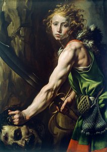 Goliath'ın başı ile David