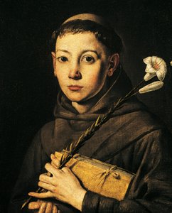 Tanzio da Varallo (1575-1633) olarak bilinen Antonio d'Enrico tarafından, Padua'lı Aziz Anthony, tuval üzerine yağlı boya.