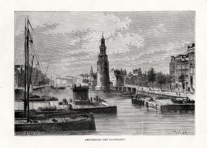 Kalkmarkt, Amsterdam, Hollanda, 1879 by Taylor