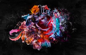 BOUQUET XVI, 2018 (tuval üzerine karışık teknik)